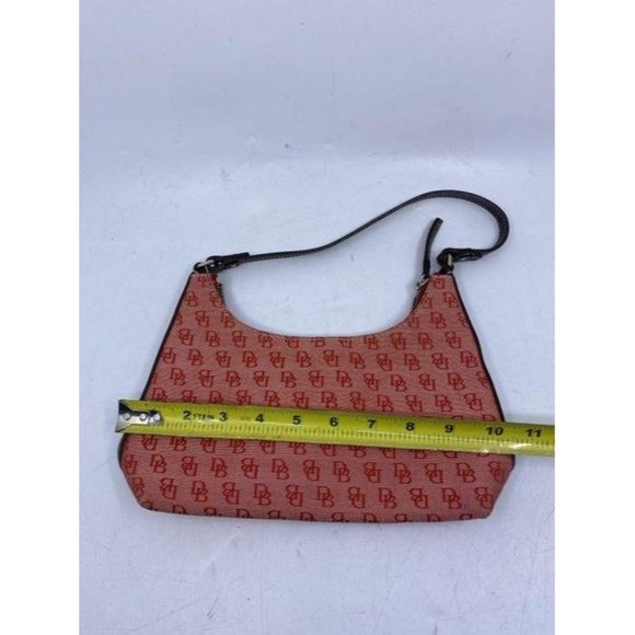 Dooney and Bourke mini purse red fabric hobo bag - Picture 2 of 12